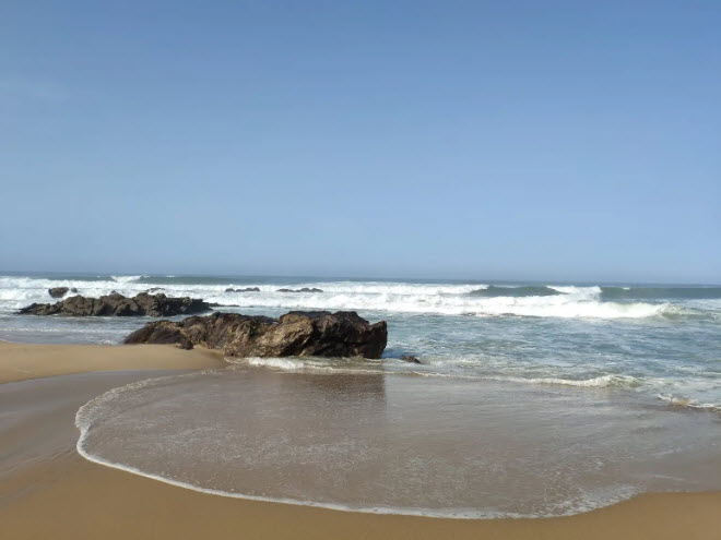 Praia das Pedras Brancas, Lavra, Portugal, Portugal